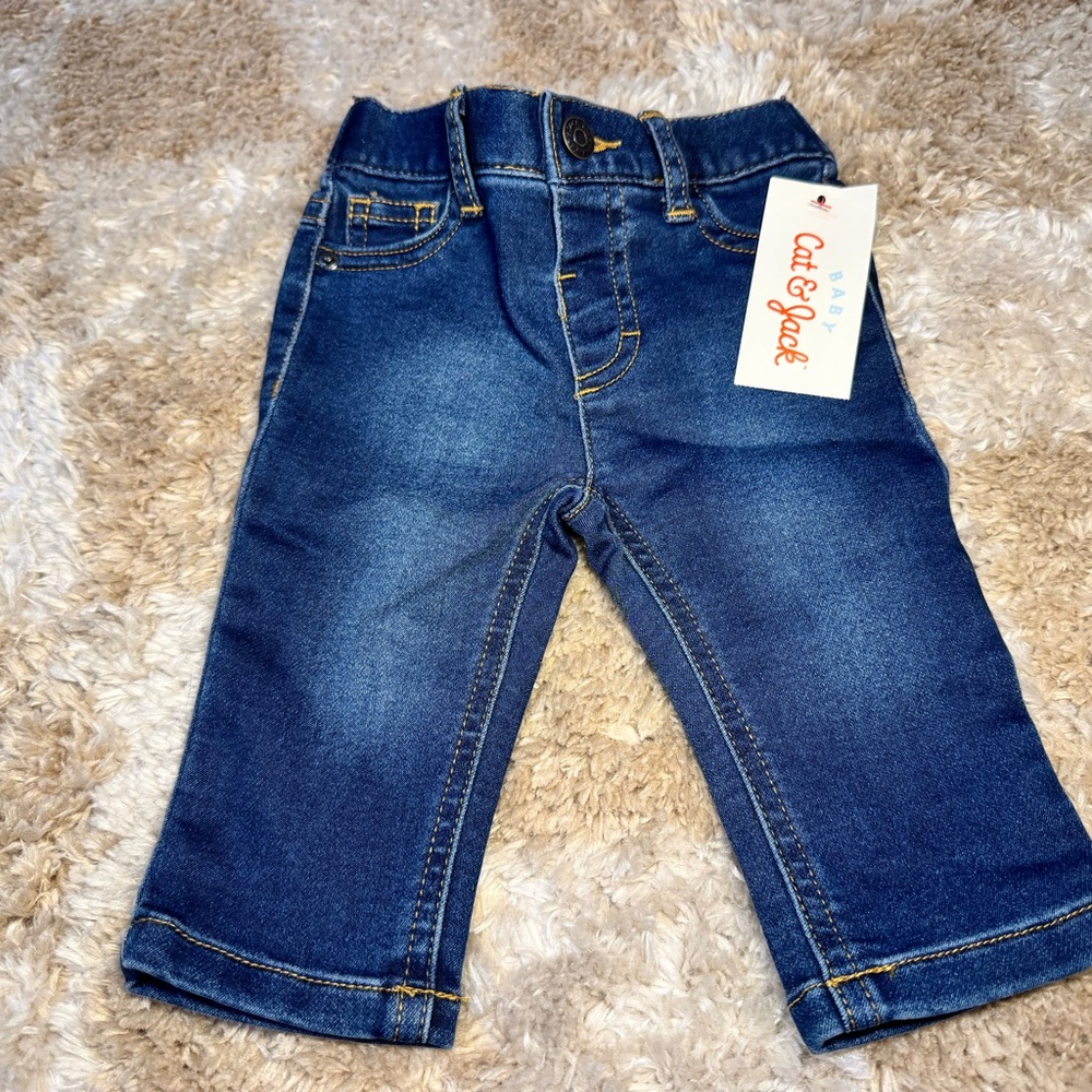 BRAND NEW Cat & Jack baby jeans